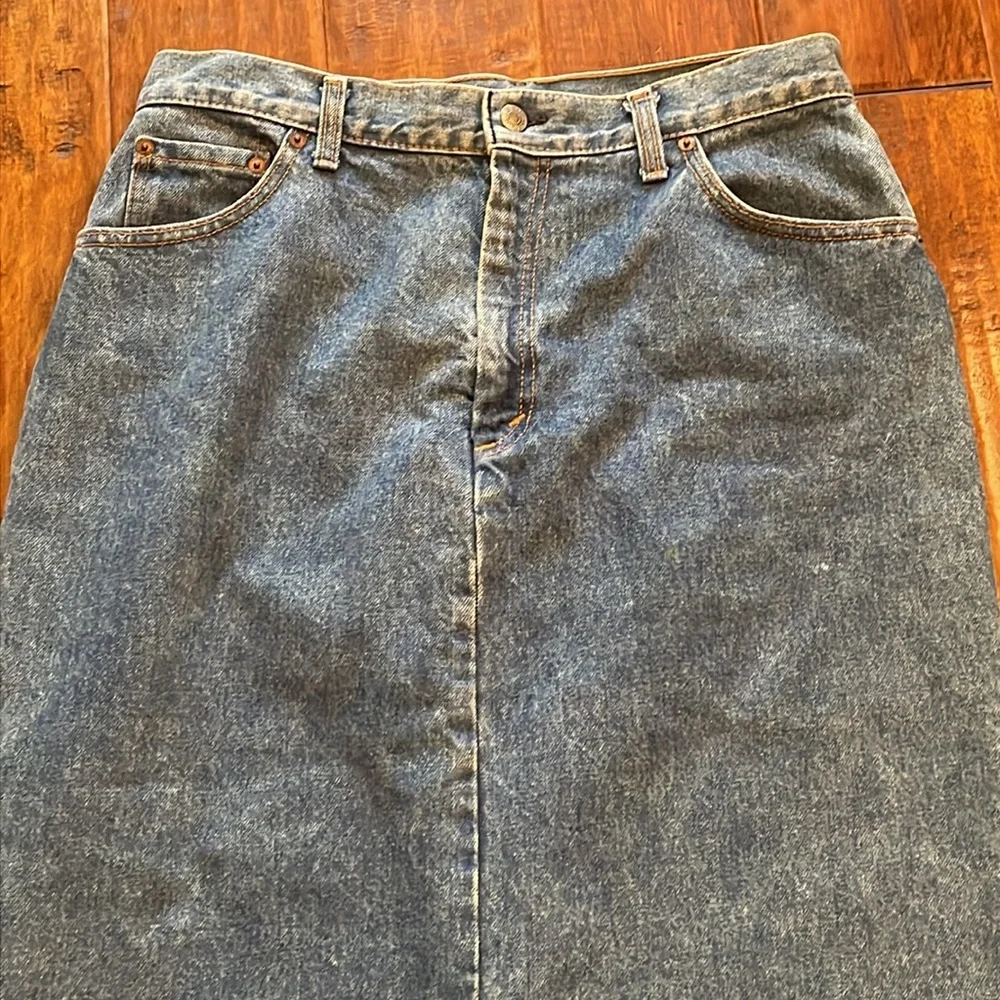 Levi’s 1990’s Denim skirt Made in USA - Picture 5 of 13